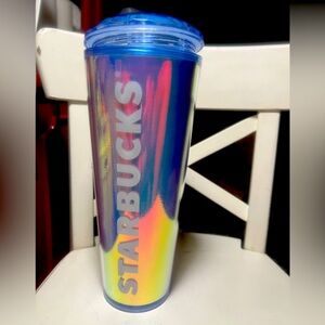 💃Starbucks Venti Holographic Unicorn Dome 2023 Summer Tumbler 24 oz (no straw)